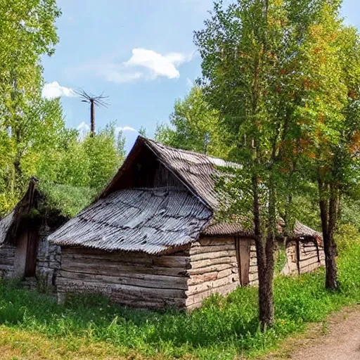 Prompt: Iglino village, Bashkortostan, Russia