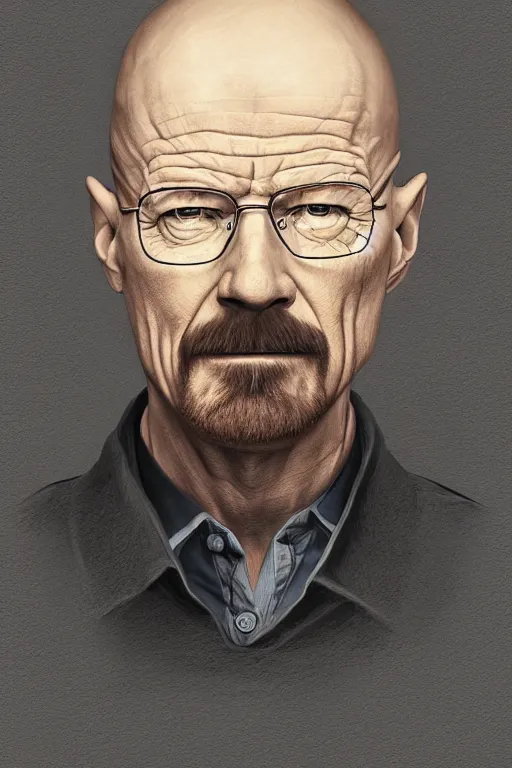 Image similar to an illustration of walter white in the style of mary grandpre, beautiful intricately detailed, hd diffuse lighting, fantasy, intricate, elegant, highly detailed, lifelike, photorealistic, illustration, concept art, smooth, sharp focus, art by mary grandpre