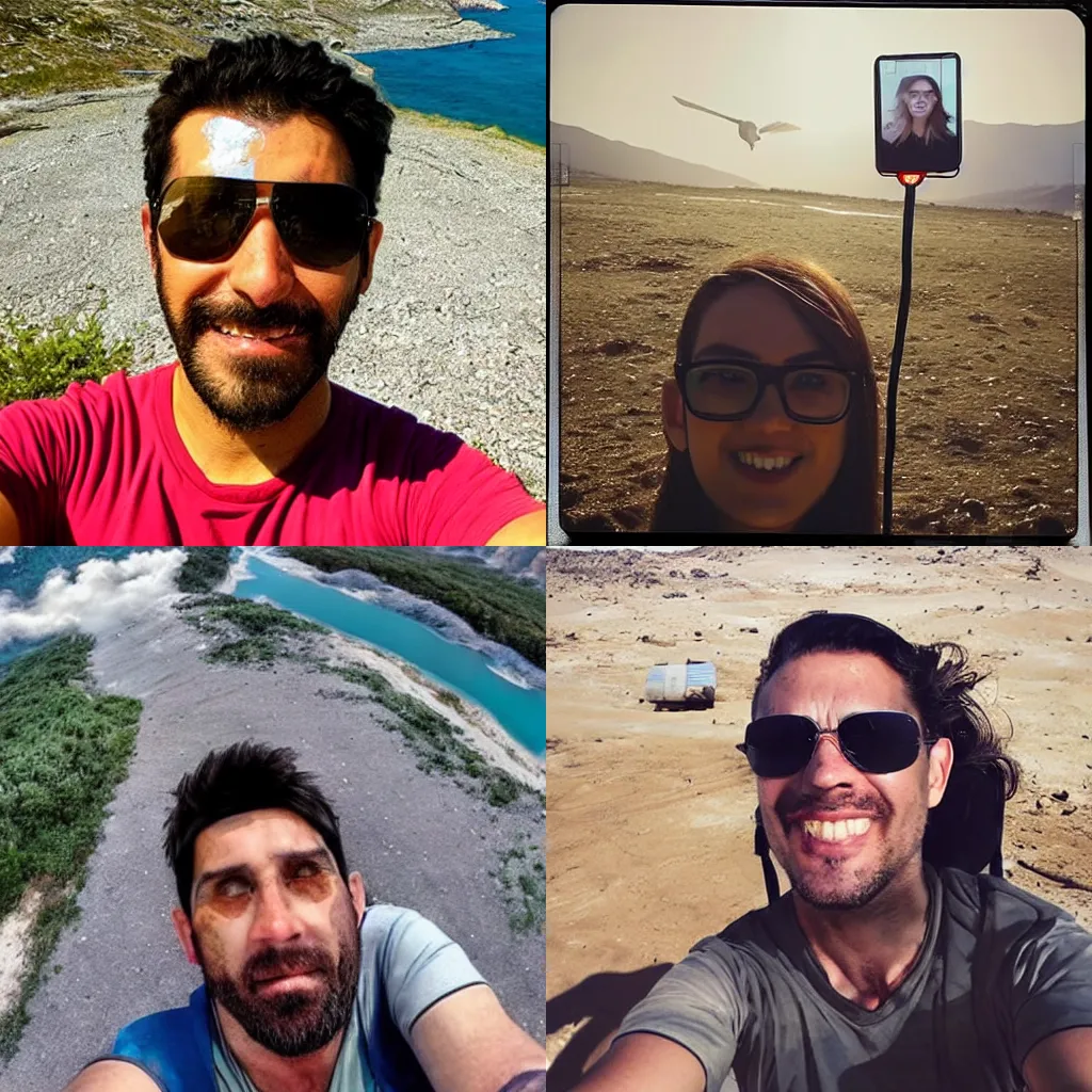 Image similar to last selfie on earth