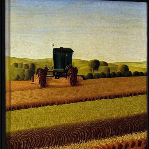 Image similar to Farmer tilling his field by Fra Angelico,