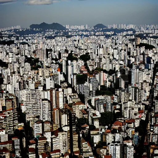 Prompt: sao paulo, by greg girard