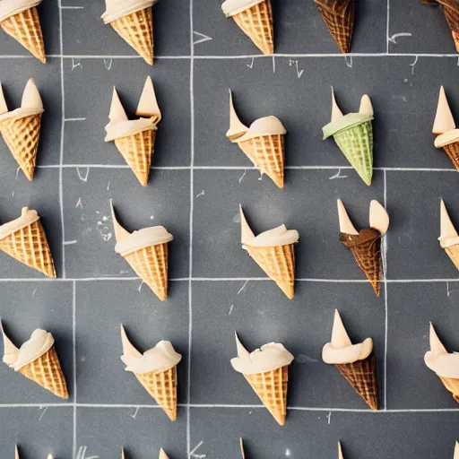 Image similar to a very detailed photograph of ice cream cone love