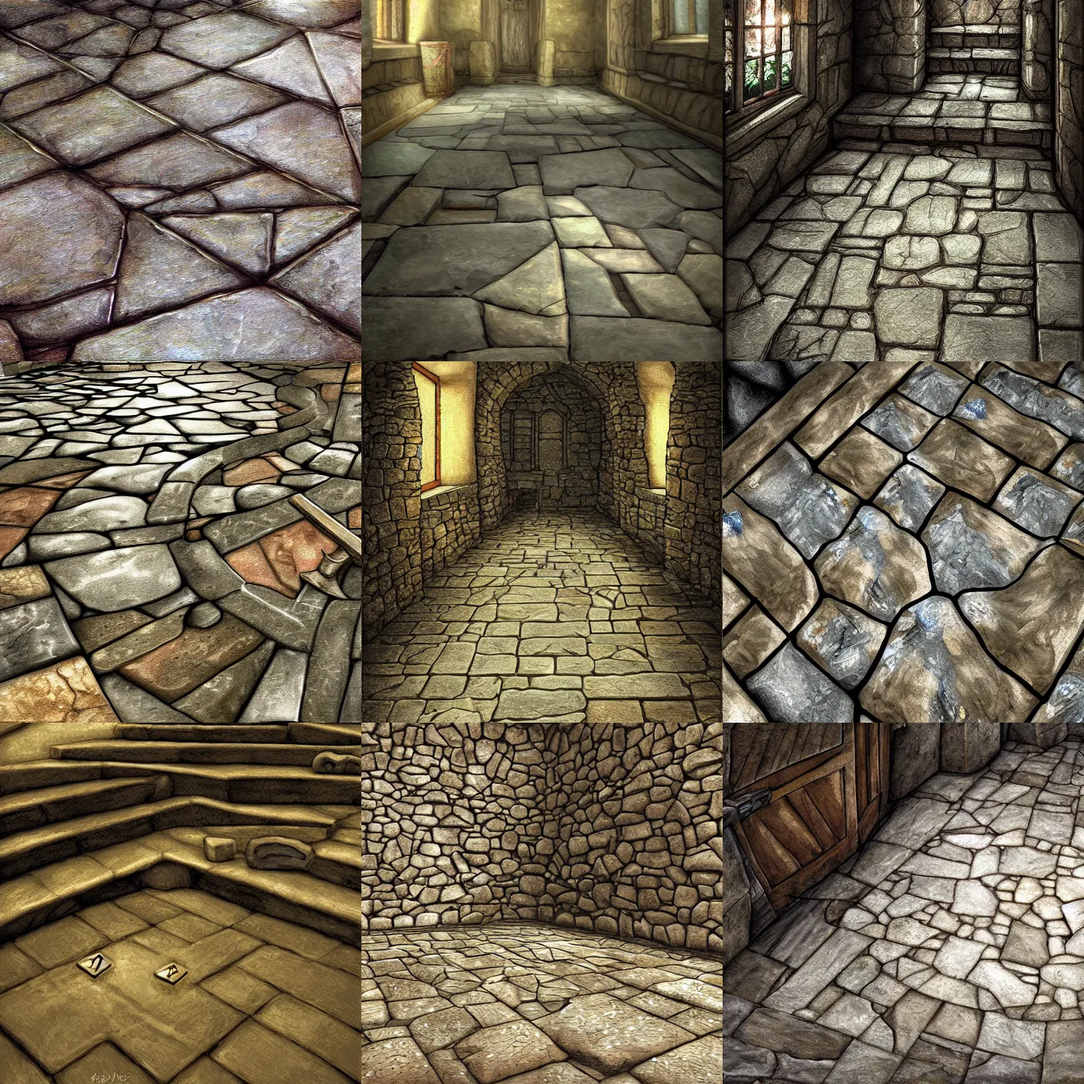 Prompt: trap, stone floor, dnd fantasy digital art, high detail, realistic