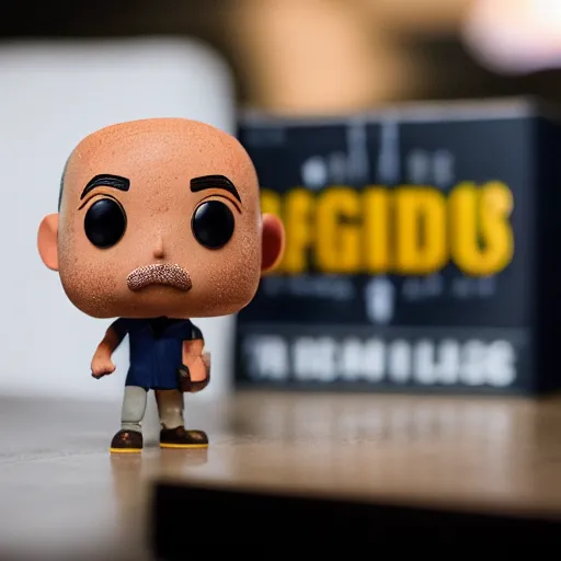 Image similar to “ very very intricate photorealistic photo of a jeff bezos funko pop, detailed studio lighting, award - winning crisp details ”