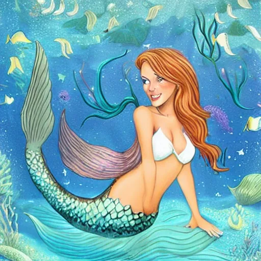 Prompt: mermaid mariah