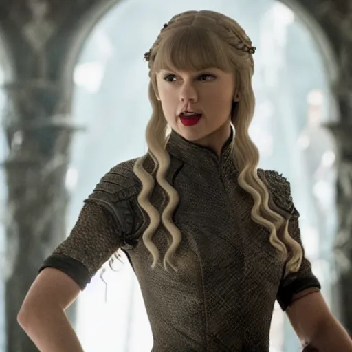 Image similar to still of taylor swift in game of thrones