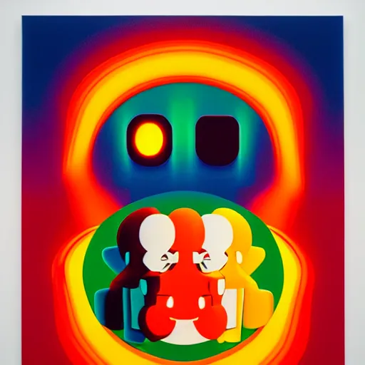 Prompt: fire match by shusei nagaoka, kaws, david rudnick, airbrush on canvas, pastell colours, cell shaded, 8 k