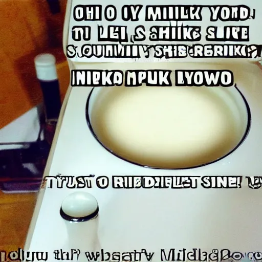 Image similar to oh no i spilled my milk all over my computer