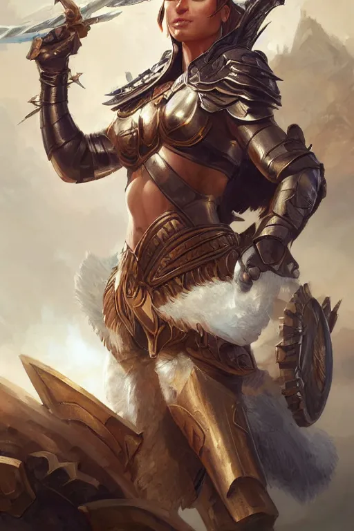 Image similar to amazon valkyrie athena, d & d, fantasy, portrait, highly detailed, headshot, digital painting, trending on artstation, concept art, sharp focus, illustration, art by artgerm and greg rutkowski and magali villeneuve