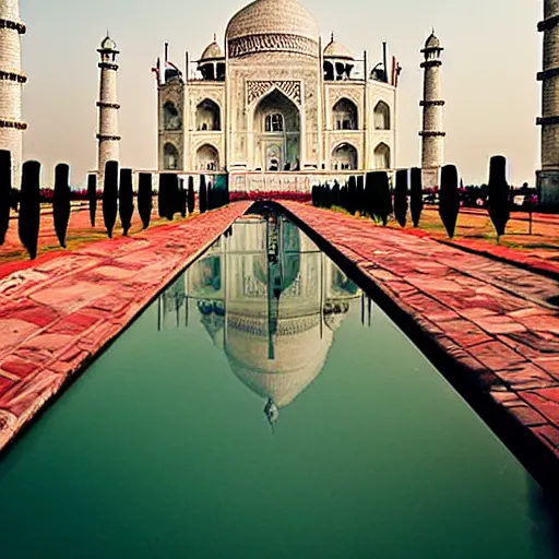 Image similar to Picture of the taj mahal in france. Photography. Landscape.