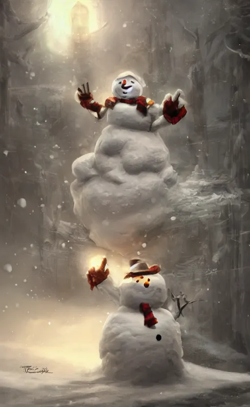 Image similar to a snowman depicted and made into a transformer, hybrid, dynamic lighting, photorealistic fantasy concept art, trending on art station, stunning visuals, creative, cinematic, ultra detailed