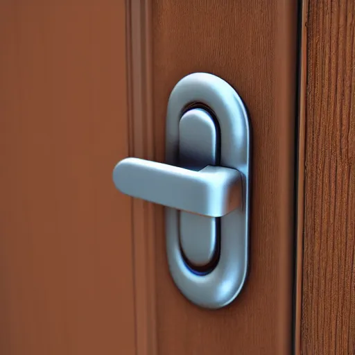 Image similar to door latch, realistic photo, 8 k