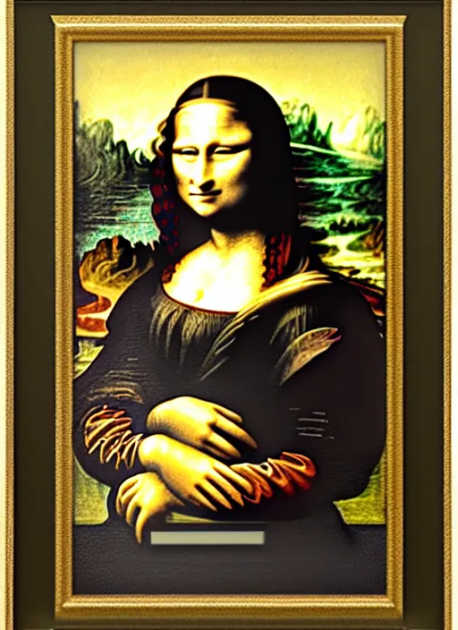 Prompt: Mona Lisa painted by Ringo Starr