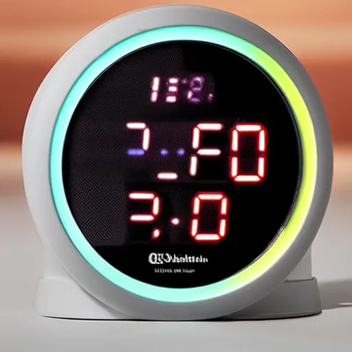 Image similar to an led alarm clock that can show anything