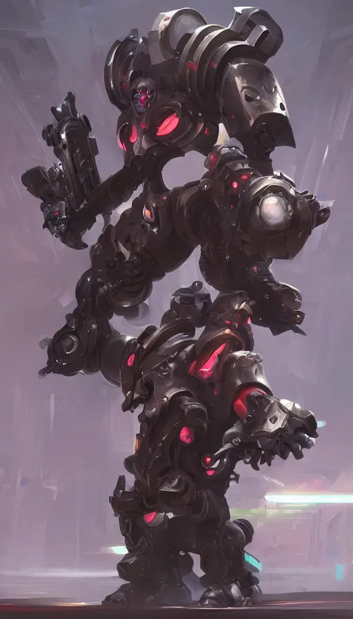 Image similar to techno artwork, by blizzard concept artists