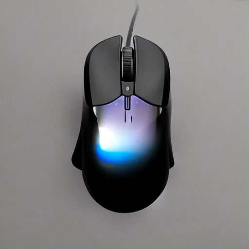 Prompt: ombre computer mouse