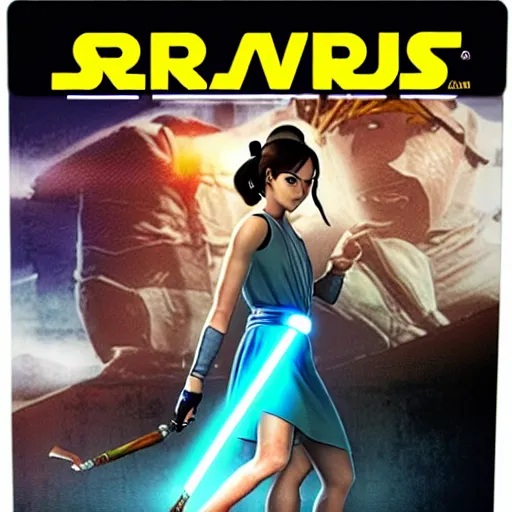 Prompt: rey skywalker game for the ps 2