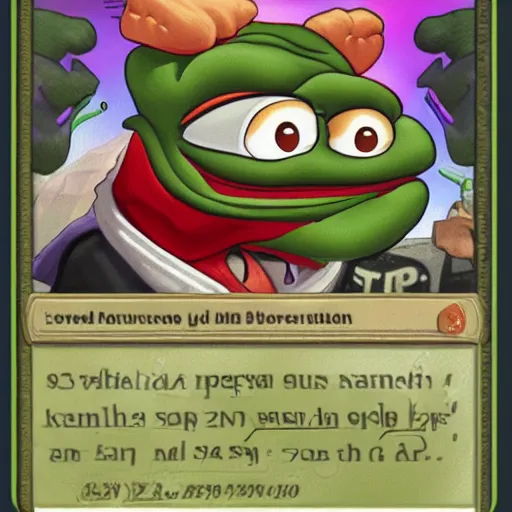 Prompt: pepe inflation