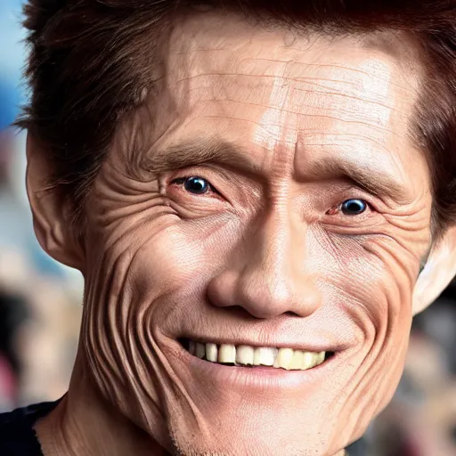 Image similar to korean willem dafoe 4k photo