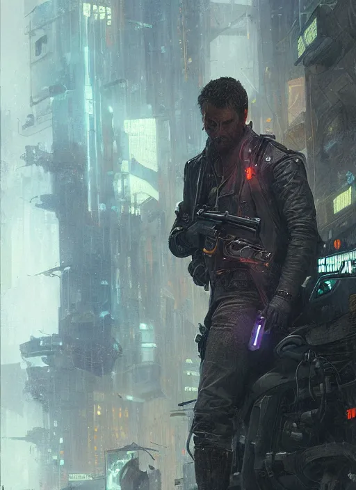 arthur morgan as a blackops assassin. cyberpunk 2077, Stable Diffusion