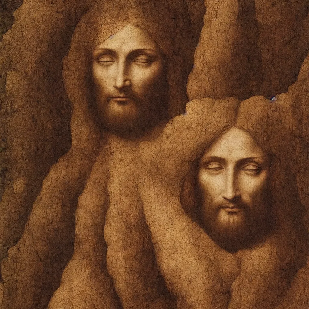 Image similar to jesus christ as imagined by leonardo da vinci