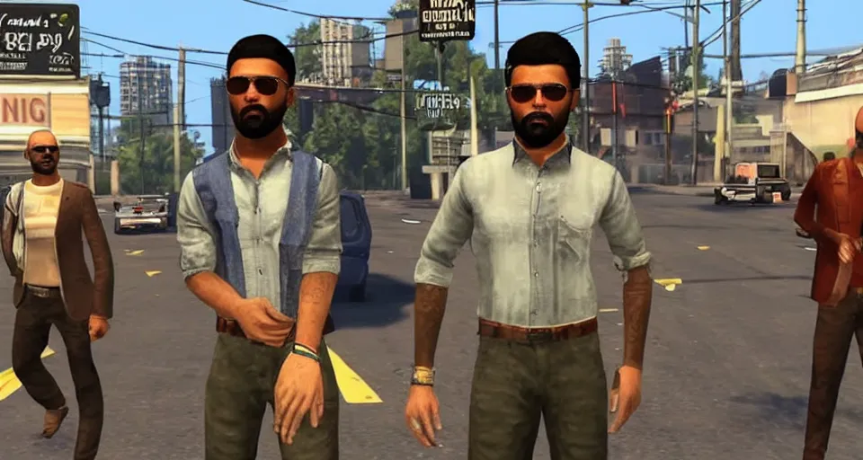 Image similar to ravindra jadeja in gta