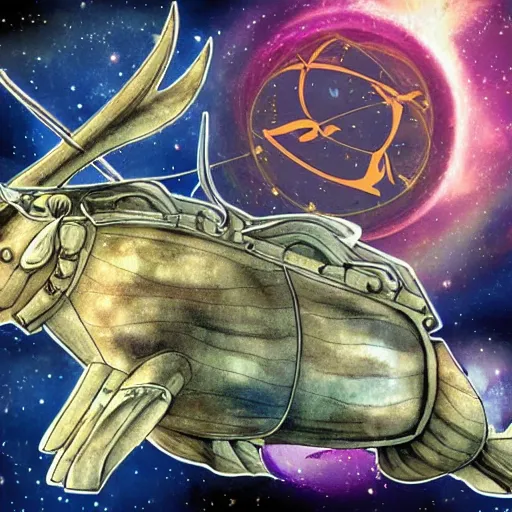 Image similar to the spaceship of the zodiac sign of taurus