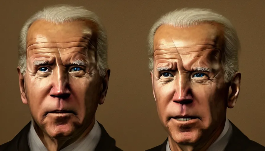 Image similar to Baroque painting of Joe Biden, hyperdetailed, artstation, cgsociety, 8k