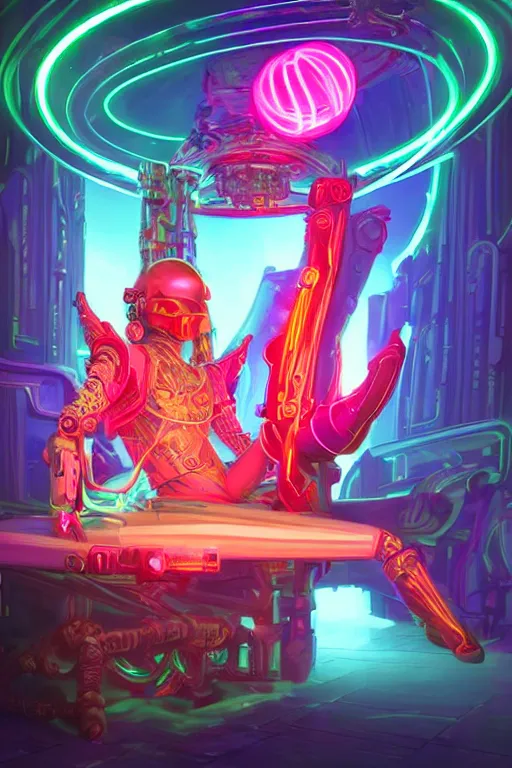 Image similar to fantasy medeival and cyberpunk style red neon statue of a muscular attractive tan male macho dotado android reclining sim roupa con piroca dura, glowing pink face, white baseball cap, green steampunk lasers, emeralds, swirling white silk fabric. futuristic elements. prismatic liquid rainbow light, full-length view. space robots. human skulls. dragon. throne made of swords, intricate artwork by caravaggio. Trending on artstation, octane render, cinematic lighting from the right, hyper realism, octane render, 8k, depth of field, 3D