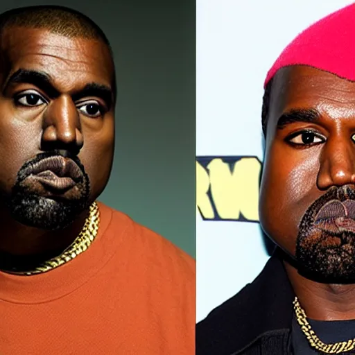 Image similar to kanye west as tweedy bird