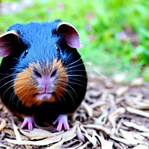 Prompt: a cute Guinea pig as a sith