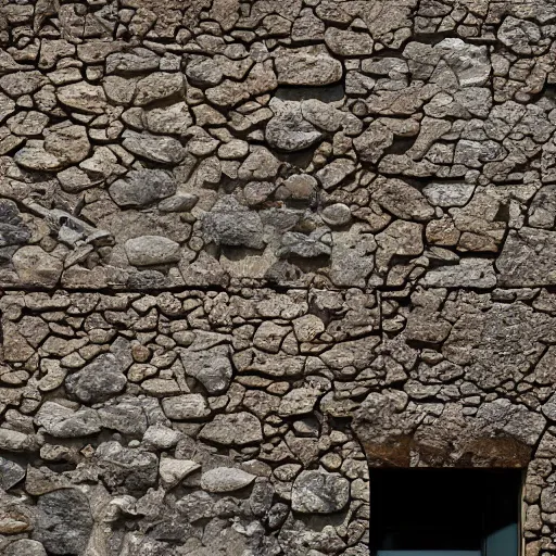 Prompt: a lizard, vhils, stone, wall