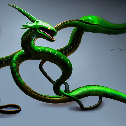 Image similar to hyperrealistic photo of rayquaza, character design, concept art, studio lighting, professional photography, cinematic