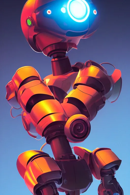 Image similar to metabots medabots medarotto medarot robot minimalist comics helmet mask neon cybereye, behance hd by jesper ejsing, by rhads, makoto shinkai and lois van baarle, ilya kuvshinov, rossdraws global illumination ray tracing hdr radiating a glowing aura