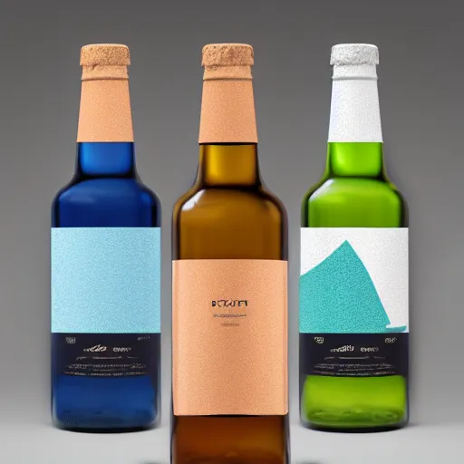 Image similar to pastel colours, conceptual packaging, alcohol, label design, behance, packaging of the world, award, front label, packaging design, craft