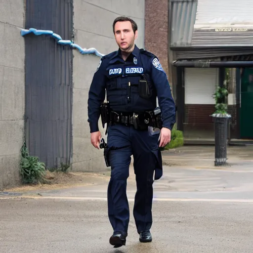 Prompt: alex walkinshaw police officer