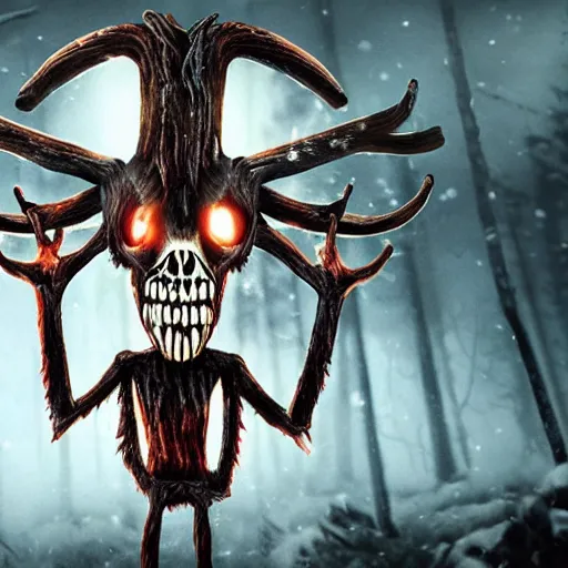 Image similar to until dawn wendigo