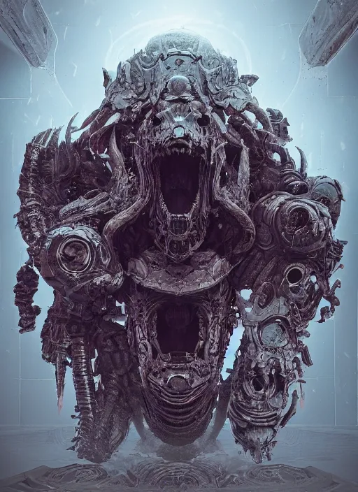 Image similar to void king, doom, intricate artwork by Tooth Wu and wlop and beeple. octane render, hyper realism, 8k