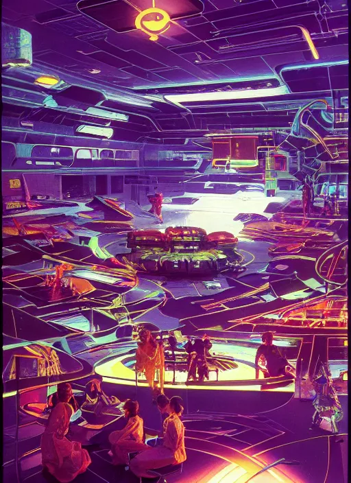 Image similar to photo of solarpunk school, scifi, bright light, utopian decorations, high school!!, morning sun, interesting angle, 8 k high definition, insanely detailed, art by syd mead and masamune shirow