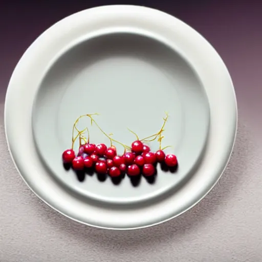 Prompt: a man eats currants with sugar in a plate in the kitchen, hyper realistic, hyper detailed, cfg _ scale 3