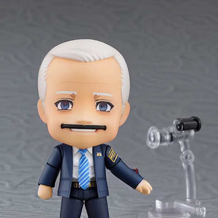 Image similar to joe biden, an anime nendoroid of joe biden, figurine, detailed product photo