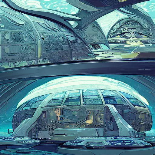 Prompt: spaceship fleet, organic shapes, bulbous shperical windows, intricate, elegant, highly detailed, digital painting, artstation, concept art, matte, sharp focus, illustration by Feng Zhu and Loish and Laurie Greasley, Victo Ngai, Andreas Rocha, John Harris