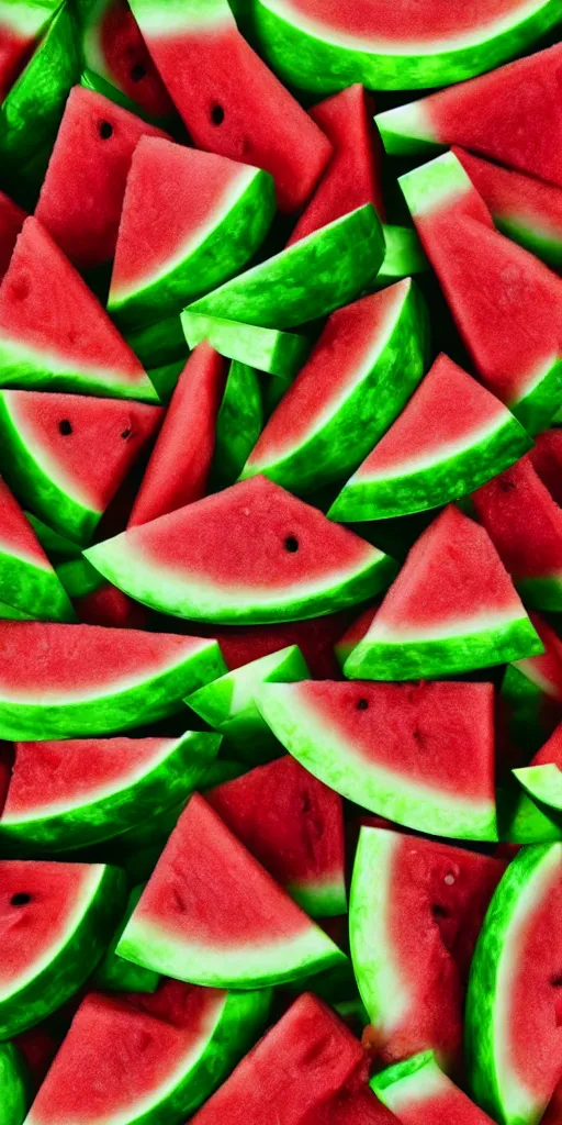 Prompt: vivid watermelon wallpaper