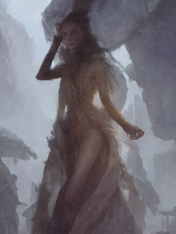 Prompt: A fancy portrait of a young Supreme witch in crowes wastland ruins,by Albert Lynch,Cynthia Sheppard,Mead Schaeffer,James Paick,Greg Rutkowski,Stephan Martiniere,trending on pinterest,Blade Runner 2049,luxury,mythological,ultra realistic,high detail,golden ratio,cinematic lighting,maximalist