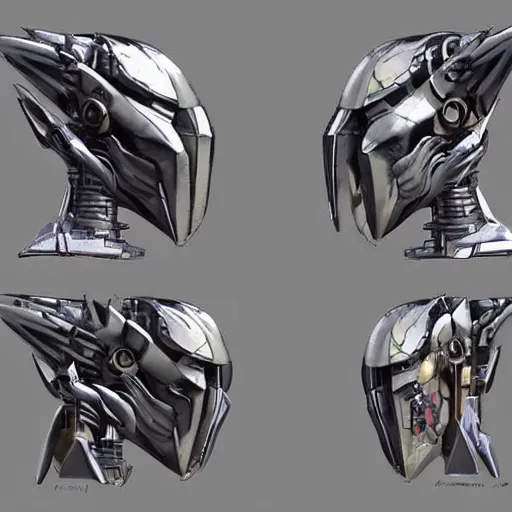 Image similar to a mecha version of a queen bust, with a nose ring piercing, tribal scarring, very symmetrical, highly detailed, by vitaly bulgarov, by joss nizzi, by ben procter, by steve jung, concept art, quintessa, metal gear solid, transformers cinematic universe, concept art world, pinterest, artstation, unreal engine