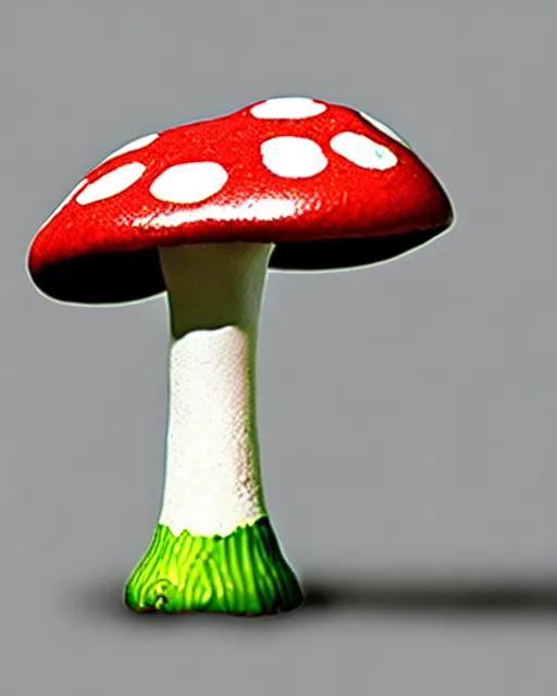 Image similar to a mushroom with arms and legs