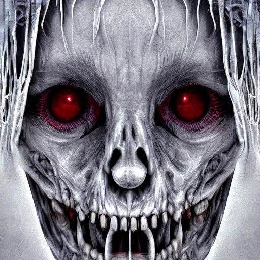 Image similar to the scariest thing in the world, digital art, highly detailed
