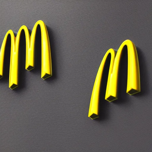 Prompt: new McDonald's logo super realistic high detail detailed octane render baroco