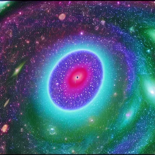 Image similar to torus made of galaxies