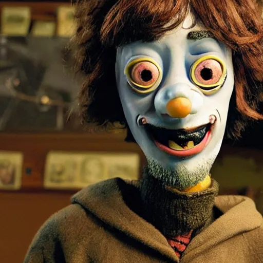 Image similar to A still of Sam Hyde in the film Coraline, highly detailed, very detailed, extremely detailed, detailed, HD Quality, taken in the mid 2000s